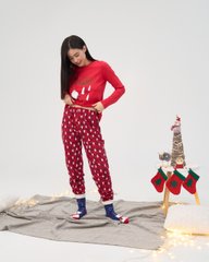 Жіноча піжама зі штанами - Merry Christmas - Family look для родини Фото товару - Інтернет-магазин Zaragoza