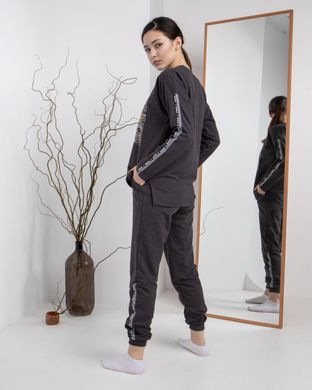 Женский костюм со штанами, серый - Like me Фото товара - Интернет-магазин Zaragoza