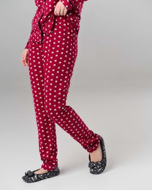 Жіночий комплект зі штанами Ozkan - дрібні зайчики Фото товару - Інтернет-магазин Zaragoza