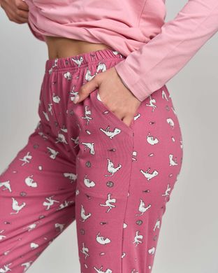 Женская пижама со штанами - Два котика Фото товара - Интернет-магазин Zaragoza