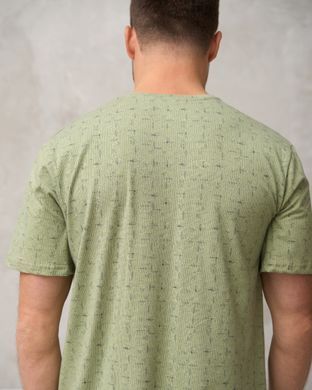 Мужской комплект футболка с шортами - Батал, Хакі, 4xl
