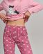 Жіноча піжама зі штанами - Два котики Фото товару 3 з 7