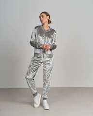 Комплект со штанами и кофтой на молнии - мраморный велюр Фото товара - Интернет-магазин Zaragoza