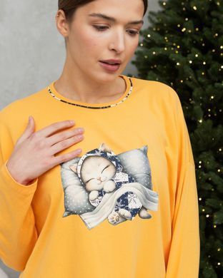 Женский комплект со штанами в снежинки - Family look мама/дочка Фото товара - Интернет-магазин Zaragoza
