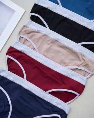 Женские батальные трусики однотонные - широкая резинка, На фото, 3xl