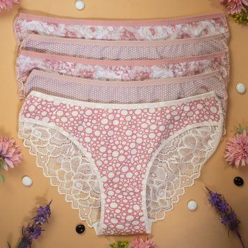 Трусики женские (5 штук) батал 163656 2XL