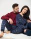 Теплый спортивный костюм на молнии с капюшоном Орнамент - Байка - Family look для пары Фото товара 11 из 12