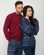 Теплый спортивный костюм на молнии с капюшоном Орнамент - Байка - Family look для пары Фото товара 12 из 12