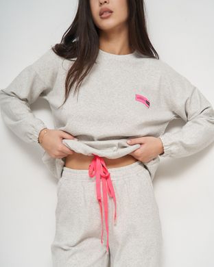 Комплект женский кофта+штаны с яркими деталями - Рубчик Фото товара - Интернет-магазин Zaragoza