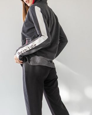 Костюм жіночий з брюками, сірий - Best Life Фото товару - Інтернет-магазин Zaragoza