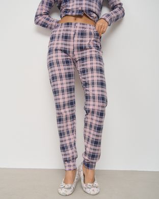 Жіноча піжама на ґудзиках зі штанами - дрібна клітинка Фото товару - Інтернет-магазин Zaragoza