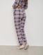 Жіноча піжама на ґудзиках зі штанами - дрібна клітинка Фото товару 8 з 8