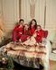 Жіноча піжама зі штанами в клітинку - Новорічний олень - Family look для родини Фото товару 3 з 11