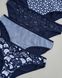 Жіночі кольорові трусики - темно-синій мікс Фото товару 2 з 3