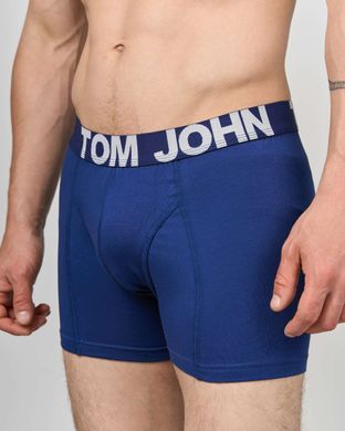 Труси-шорти чоловічі однотонні - Tom John - Сині, Синій, l