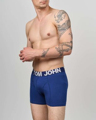 Труси-шорти чоловічі однотонні - Tom John - Сині, Синій, l