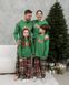 Піжама на дівчинку-підлітка зі штанами Новорічна Love Family look для родини Фото товару 2 з 8