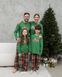 Піжама на дівчинку-підлітка зі штанами Новорічна Love Family look для родини Фото товару 1 з 8