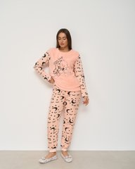 Жіночий костюм зі штанами - Фліс+ вставка Велюр Софт - ведмідь спить Фото товару - Інтернет-магазин Zaragoza