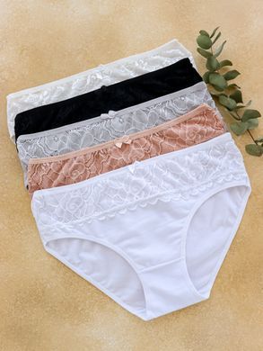 Жіночі трусики з мереживом - батал 63680-32 розмір 2XL