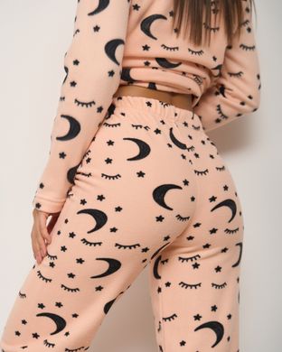 Женский костюм со штанами - Флис+вставка Велюр Софт - медведь спит Фото товара - Интернет-магазин Zaragoza