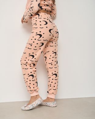 Женский костюм со штанами - Флис+вставка Велюр Софт - медведь спит Фото товара - Интернет-магазин Zaragoza