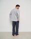 Чоловічий комплект зі штанами в клітинку Батал - кишеня на кофті Фото товару 2 з 6