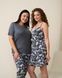 Жіночий комплект з капрі і футболкою - Plus Size - віскоза Темно-сірий 2xl Фото товару 8 з 9