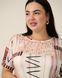 Туніка віскозна з кишенями Plus Size - абстракція Кремовий 2xl Фото товару 3 з 7