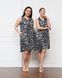 Женская туника-халат на пуговицах Plus Size - Леопард Серый 2xl Фото товара 8 из 10