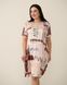 Туніка віскозна з кишенями Plus Size - абстракція Кремовий 2xl Фото товару 2 з 7