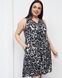 Женская туника-халат на пуговицах Plus Size - Леопард Серый 2xl Фото товара 2 из 10
