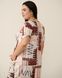 Туніка віскозна з кишенями Plus Size - абстракція Кремовий 2xl Фото товару 5 з 7