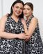 Женская туника-халат на пуговицах Plus Size - Леопард Серый 2xl Фото товара 10 из 10