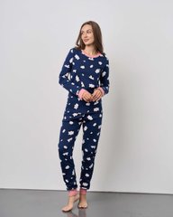 Жіноча піжама інтерлок - Хмаринки Фото товару - Інтернет-магазин Zaragoza