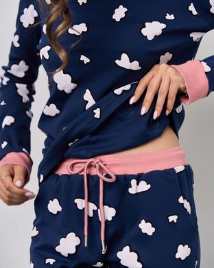 Женская пижама интерлок - Облака Фото товара - Интернет-магазин Zaragoza