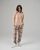 Жіночий костюм штани та кофта з капюшоном - в рубчик (селанік) Фото товару - Інтернет-магазин Zaragoza