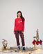 Жіноча піжама зі штанами - Peace,Love,Wish - Family look для родини Фото товару 1 з 12
