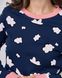 Жіноча піжама інтерлок - Хмаринки Фото товару 3 з 7