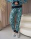 Жіноча піжама зі штанами - Тваринки - Family look мама/донька Фото товару 9 з 11