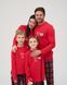 Жіноча піжама зі штанами - Peace,Love,Wish - Family look для родини Фото товару 11 з 12