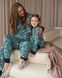 Женская пижама со штанами - зверюшки - Family look мама/дочь Фото товара 3 из 11