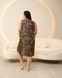Женская сорочка с кружевом Plus size - вискоза Леопард 2xl Фото товара 7 из 7
