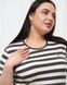 Комплект футболка з шортами Plus Size - рубчик Смужки Темно-сірий 2xl Фото товару 3 з 8