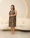 Женская сорочка с кружевом Plus size - вискоза Леопард 2xl Фото товара 1 из 7