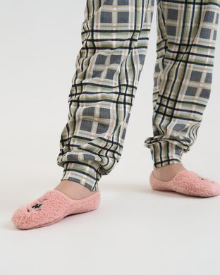 Пижама на девочку-подростка Пингвины - Family look мама/дочка Зеленый 8-9 Фото товара - Интернет-магазин Zaragoza