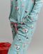 Жіноча бавовняна піжама з принтом сови - інтерлок - Family look Мама/донька Фото товару 7 з 10