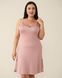 Віскозна сорочка на тонкій бретельці - Plus Size Теракотовий l Фото товару 2 з 8