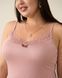 Віскозна сорочка на тонкій бретельці - Plus Size Теракотовий l Фото товару 4 з 8