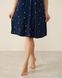 Жіноча сорочка на тонких бретельках - Plus Size Темно-синій 2xl Фото товару 5 з 7